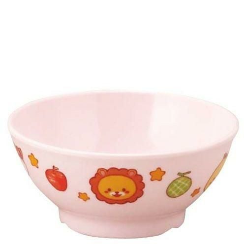 メラミン子供食器 みんなともだち。飯碗 YMB－1 ピンク
