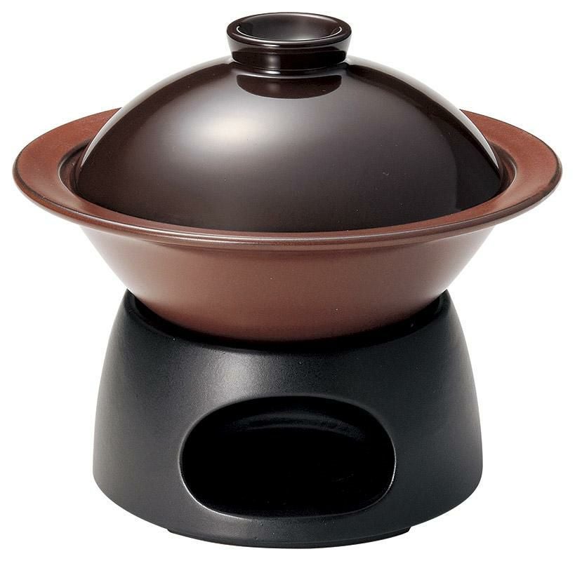 健康鍋 6.0蒸し鍋 蓋(チョコ)