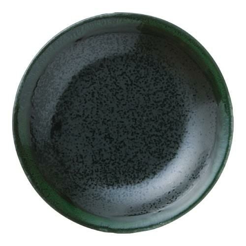 丸皿 グリーン志野 リム4.0皿