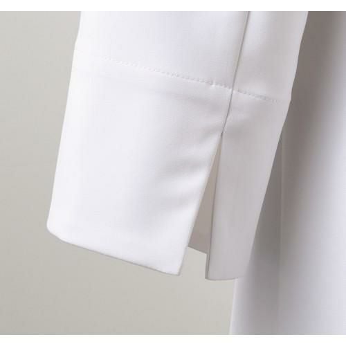 ドクターコートレディス長袖Ｗ ホワイト LW101-11