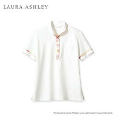 ニットシャツ レディス オフホワイト/アメリ ピンク LW201-12