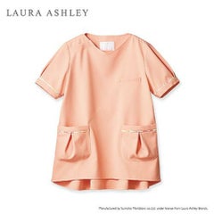 スクラブ レディス 半袖 ピーチ/アメリ ピンク LW602-22