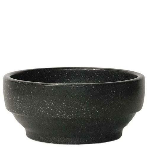 陶器 スタッキング ビビンバ鍋 16cm 黒石目調 230 326－0138
