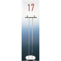 18-8テーブルナンバースタンドプレーンベース 1020