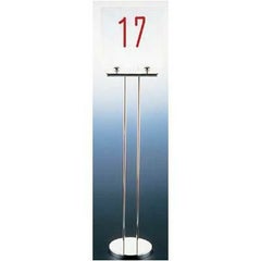 18-8テーブルナンバースタンドプレーンベース 1020