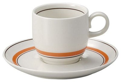 コーヒー碗(スノートンオレンジ)