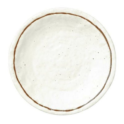 粉引ライン 石目4.5皿