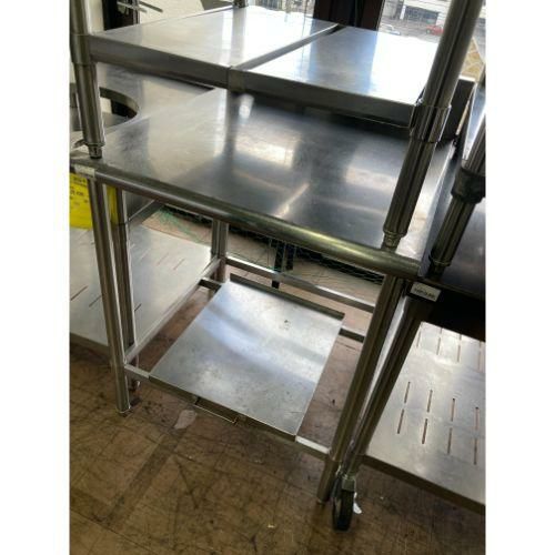 中古】作業台 炊飯台車付き BGあり 幅700×奥行750×高さ850 【送料無料 中古】作業台 炊飯台車付き BGあり 幅700×奥行750×高さ850 【送料無料