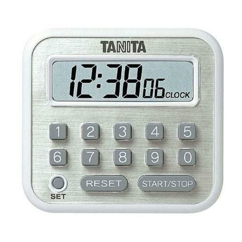 タニタ デジタルタイマー 100時間計 TD-375-WH ホワイト / ※７個以上ご購入で