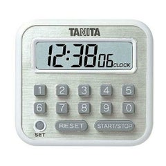 タイマー 【タニタ デジタルタイマー 100時間計 TD-375-WH ホワイト】 TD-375 幅58 奥行63 高さ12 【グループA】