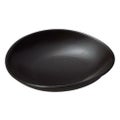 トリノ 27cm 変形皿 (黒マット) /グループM