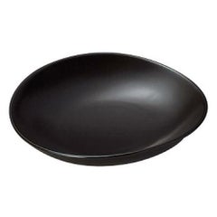 トリノ 27cm 変形皿 (黒マット) /グループM