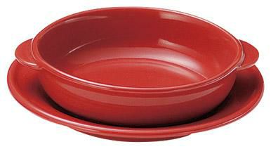 レンジレッド 7 1/2インチグラタン /業務用食器