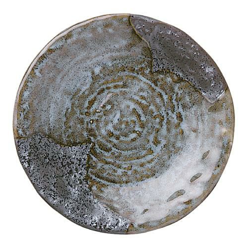 丸皿 山がすみ 石目4.5皿