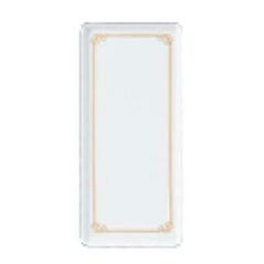 波渕ケーキトレー白 金唐草 大