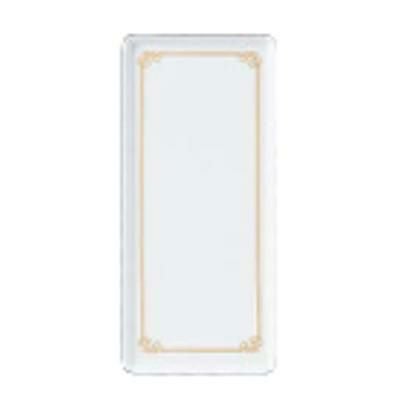 波渕ケーキトレー白 金唐草 大