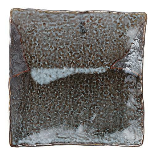 山がすみ 石目9.0正角皿/宴会大皿