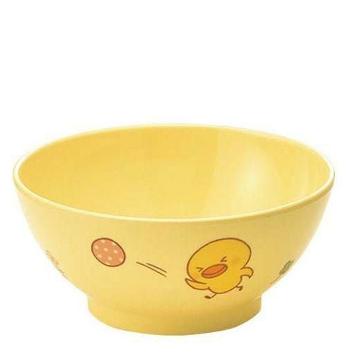 メラミン 子供食器 ひよこぐみ 飯茶碗(身)イエロー J5BHIY