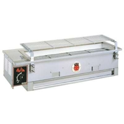 炭火焼物器 シルクルーム 炭焼台 赤鬼太郎II S-910 13A(都市ガス) 幅900×奥行330×高さ224(＋60)mm