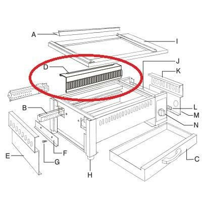 EBM 遠赤串焼器790型用 レッドフィン