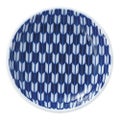 矢絣 青 13cm丸皿