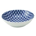矢絣 青 13.5cm浅ボウル