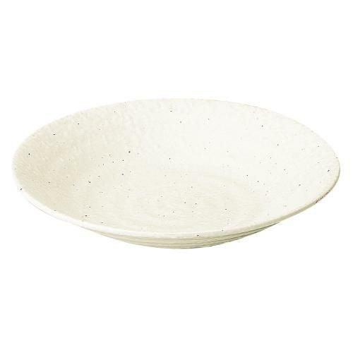 丸皿 新粉引 リップル7.5皿/宴会単品