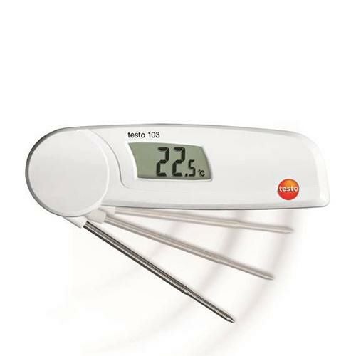 折りたたみ式防水型中心温度計 testo 103[0560 0103]