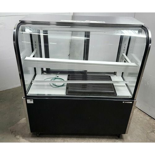 【送料込】中古 サンデン冷蔵ショーケース TSR-090XB-C キャスター付き 中古】冷蔵ショーケース サンデン・リテールシステム TSRーB090XB-C 幅