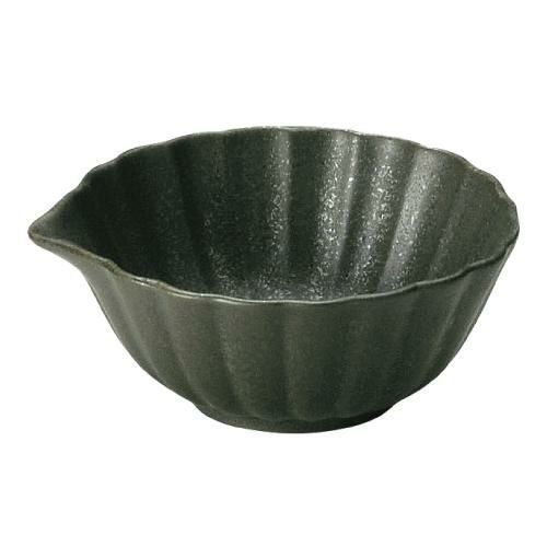 かすみ 黒 7cm口付小鉢