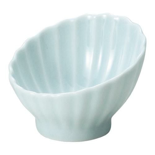 かすみ 青白 7cm斜め小鉢 /業務用食器