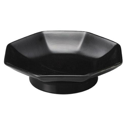 黒柚 6.5八角高台皿
