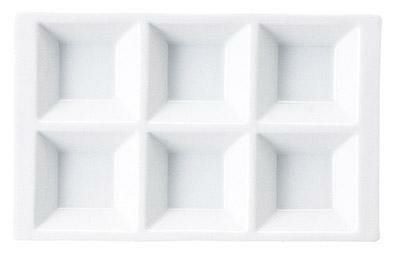 前菜シリーズ 角六品皿