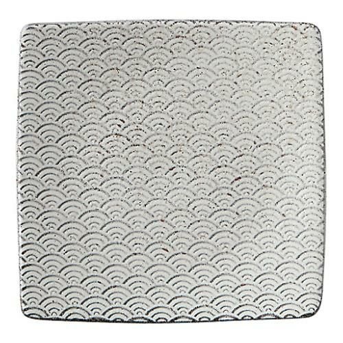 青海波 13.5cm正角皿 /業務用食器