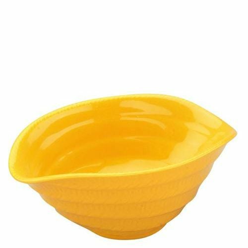 アルセラム強化食器 黄釉俵型小鉢 EC5－72