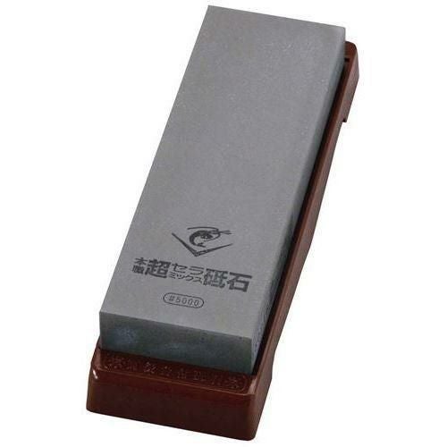 砥石 エビ印 セラミック砥石 台付(修正用砥石付)#5000超仕上 