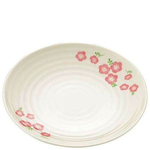 メラミン食器 桃花(ももか)丸皿(大)MK－12