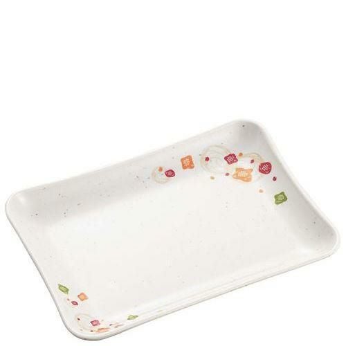 メラミン食器 和華(ほのか)角皿(大)切立 HO－29