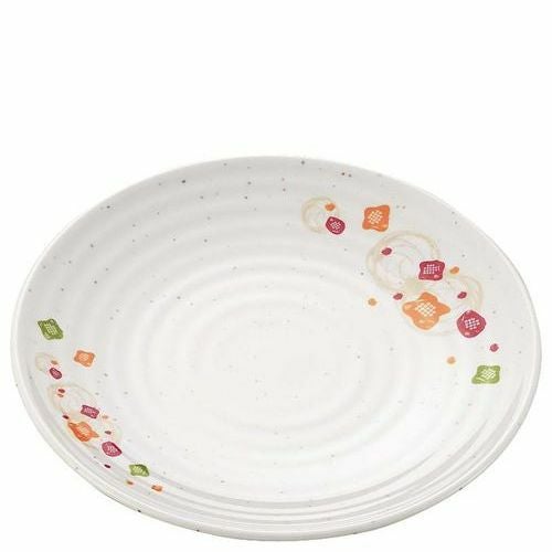 メラミン食器 和華(ほのか)丸皿(中)HO－13