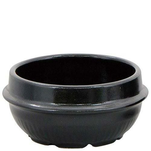 耐熱陶器 チゲ鍋(黒仕上げ)15．5cm