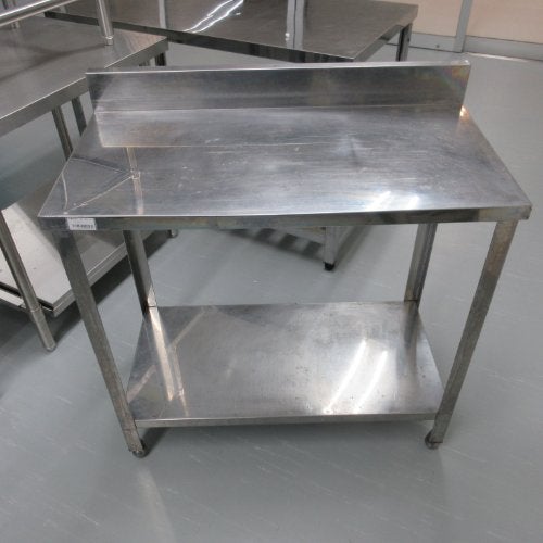 中古】作業台 三方枠 BGあり 幅600×奥行750×高さ800 【送料別途見積