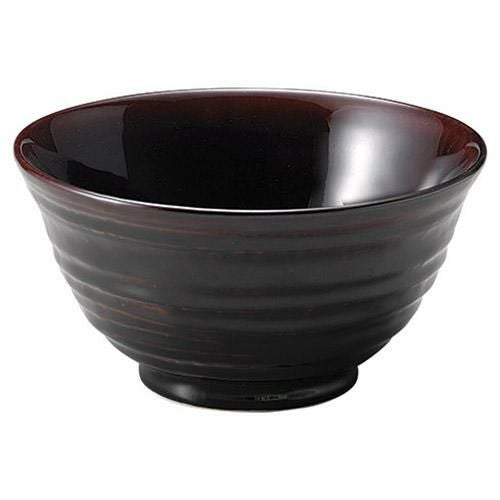 丼アラカルト 手引き6.0反深口丼(うるし)