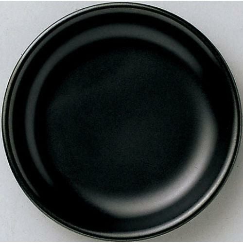 アジアン 13cm皿 黒マット /小物送料対象商品