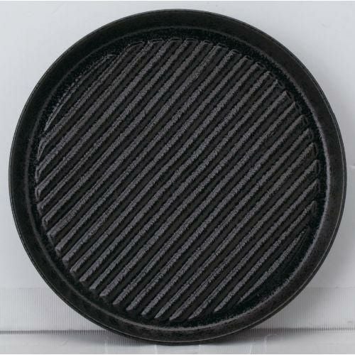 ストライプ 22cm皿 黒耀 /小物送料対象商品