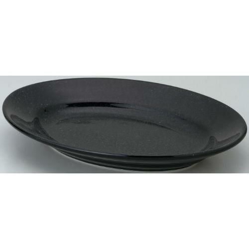 12-130-7 ベーシック 31cmプラター 黒御影31.8×22.8×4.4(cm)