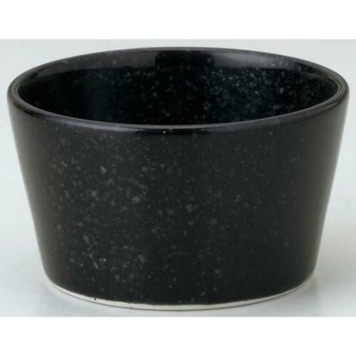 カフェプレート 8cmボール 黒御影 /小物送料対象商品