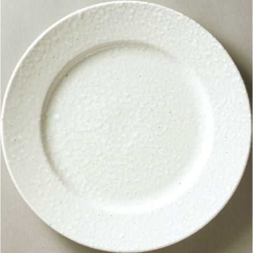 ベーシック リム玉26cm皿 粉引 /小物送料対象商品