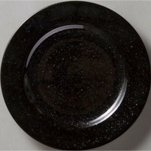 ベーシック リム玉19cm皿 黒御影 /小物送料対象商品