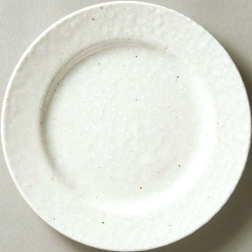 ベーシック リム玉19cm皿 粉引 /小物送料対象商品