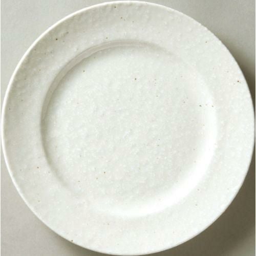 ベーシック リム玉21cm皿 粉引 /小物送料対象商品